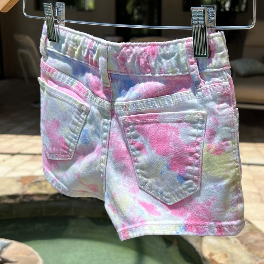 Gap Kids 1969 Tie-Died Jean Shorts - Picture 6 of 15